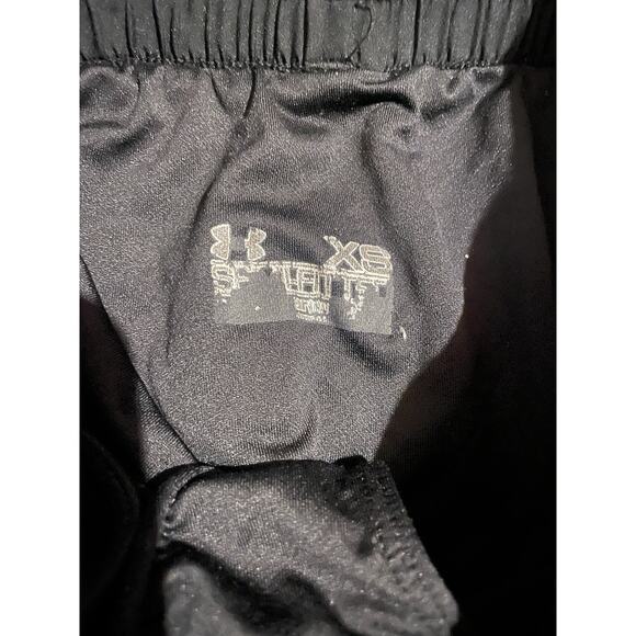 Under Armour Women's UA Tech Running Shorts Black & Blue Orange SZ XS - Picture 3 of 4